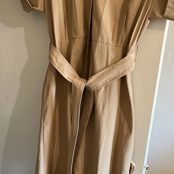 Brochu Walker Tan Maxi Dress with Belt - Picture 3 of 4